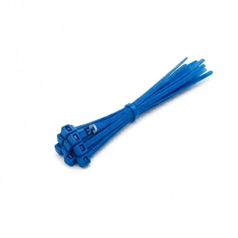 Fixed Strap Self-Locking Length 100 mm — Blue — Europack industrial product