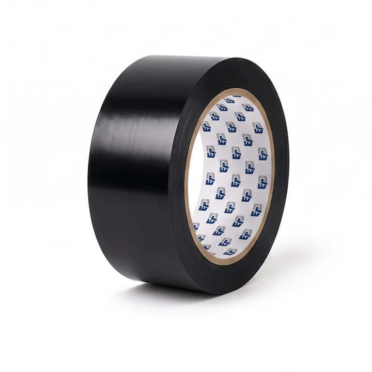 PE Tape 55 Mic — Black — Europack industrial product