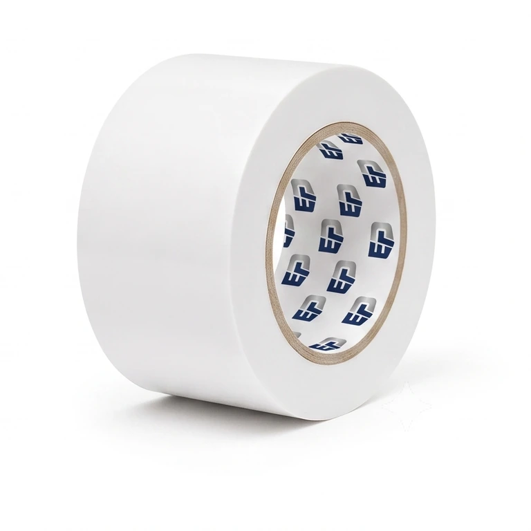 PVC Tape 75 Mic — White by Europack
